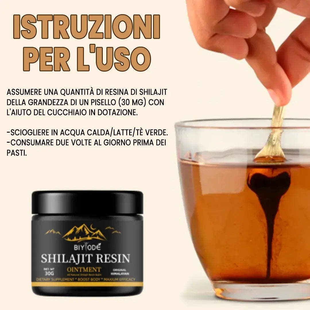 100% Shilajit puro 💎 Fuente de energía vital del Himalaya